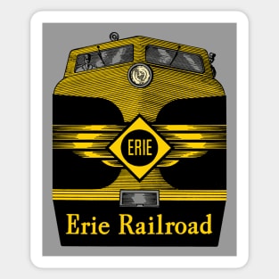 1950s Erie Railroad Locomotive Advertising Graphic Sticker